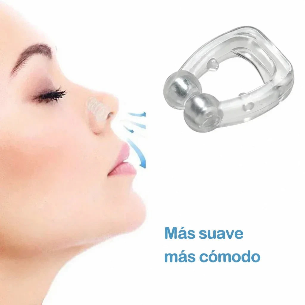Clip nasal antironquidos magnético